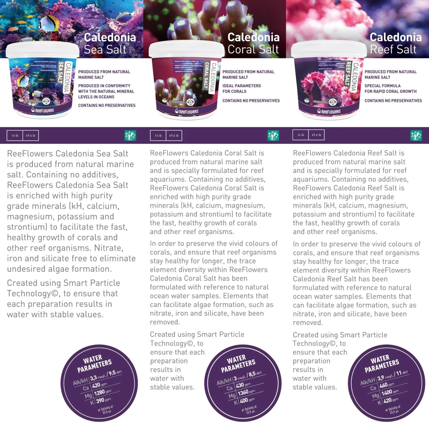 Reeflowers Caledonia Reef Salt Aquarium Salt 8 Reeflowers Caledonia Reef Salt Aquarium Salt - Image 6