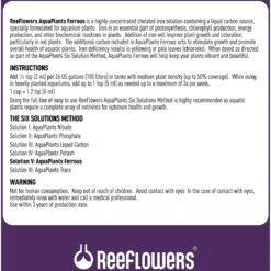 Reeflowers AquaPlants Ferrous Solution V Aquarium Plant Treatment -Plax Penn Shop 238551 PT2. AC SS1800 V1616518926