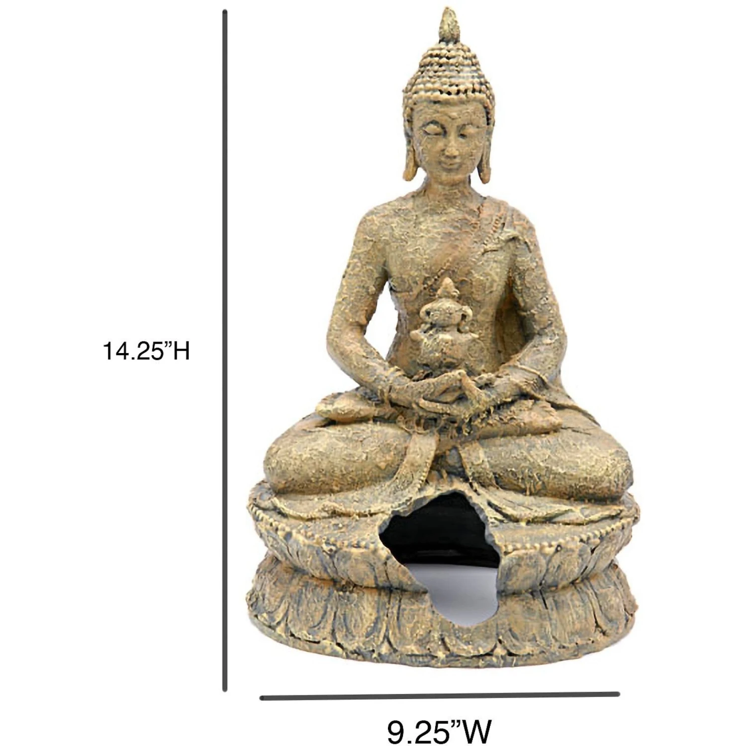 Penn-Plax Sitting Buddha Aquarium Decor 4 Penn-Plax Sitting Buddha Aquarium Decor - Image 2