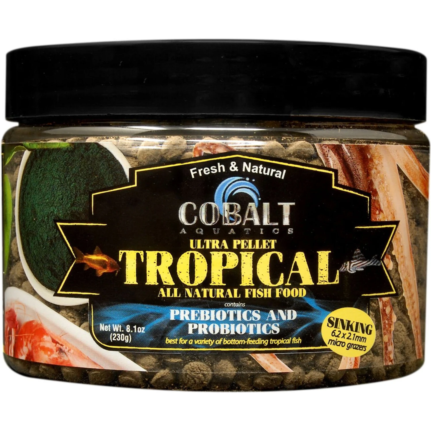 Cobalt Aquatics Ultra Tropical Micro Grazers Sinking Fish Food 3 Cobalt Aquatics Ultra Tropical Micro Grazers Sinking Fish Food