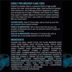 Cobalt Aquatics Pro Breeder Flakes Fish Food 12 Cobalt Aquatics Pro Breeder Flakes Fish Food -Plax Penn Shop 243226 PT2. AC SS1800 V1669387293