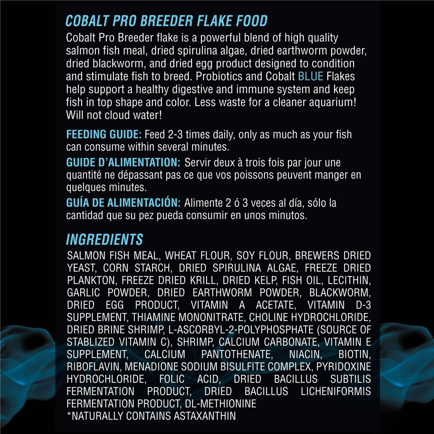 Cobalt Aquatics Pro Breeder Flakes Fish Food 5 Cobalt Aquatics Pro Breeder Flakes Fish Food - Image 3