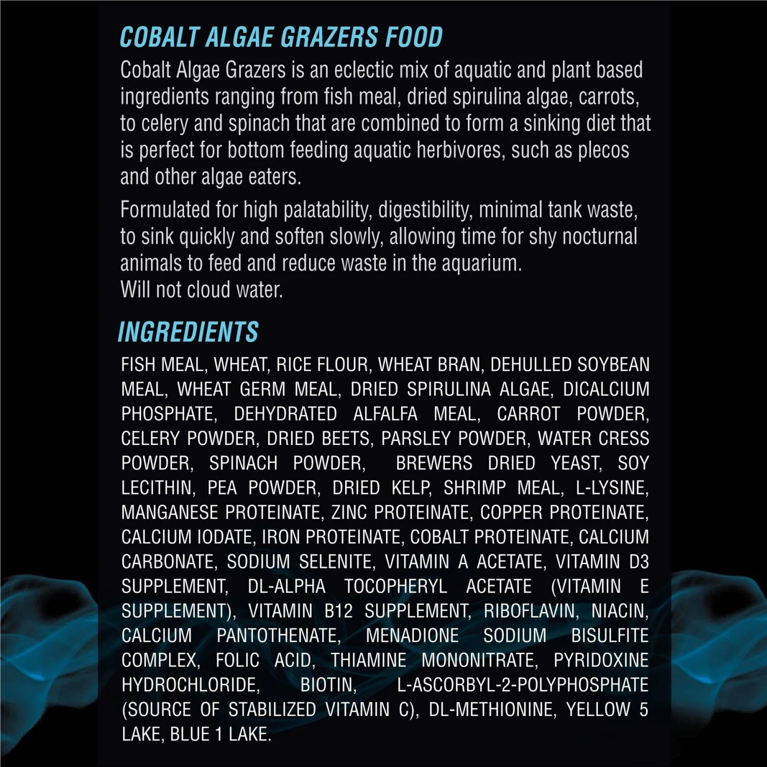 Cobalt Aquatics Algae Grazers Fish Food 5 Cobalt Aquatics Algae Grazers Fish Food - Image 3