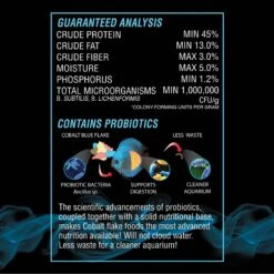 Cobalt Aquatics Discus Hans Flake Fish Food -Plax Penn Shop 243241 PT3. AC SS1800 V1669396893