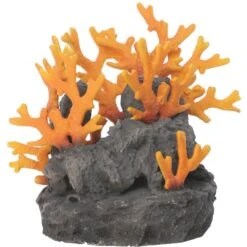 BiOrb Lava Rock With Fire Coral Aquarium Ornament