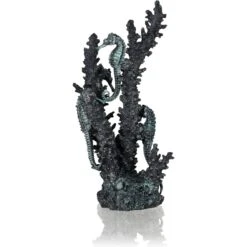 BiOrb Seahorses On Coral Aquarium Ornament, Black, Medium