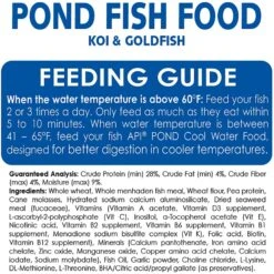 API Pond Koi & Goldfish Food -Plax Penn Shop 253896 PT5. AC SS1800 V1602517867