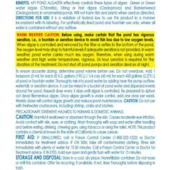 API Pond Algaefix Algae Control Solution & API Pond-Zyme Sludge Destroyer Pond Sludge Remover 9 API Pond Algaefix Algae Control Solution & API Pond-Zyme Sludge Destroyer Pond Sludge Remover -Plax Penn Shop 255405 PT2. AC SS1800 V1602762672