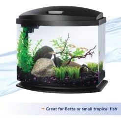 Aqueon LED MiniBow SmartClean Fish Aquarium Kit -Plax Penn Shop 262921 PT6. AC SS1800 V1620086536