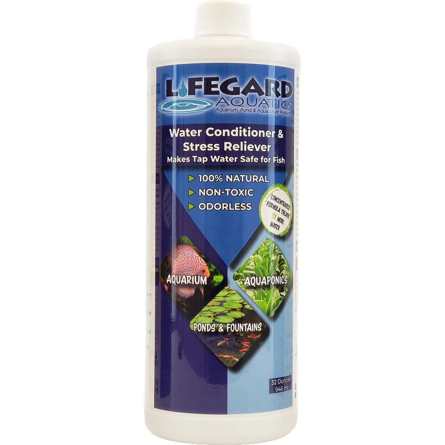 Lifegard Aquatics Water Conditioner & Stress Reliever Fish Pond Treatment 3 Lifegard Aquatics Water Conditioner & Stress Reliever Fish Pond Treatment