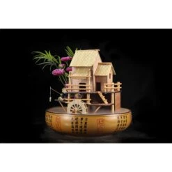 Lifegard Aquatics Decorative Pot Bamboo House Fish Aquarium Fountain & Quiet One Pump -Plax Penn Shop 266096 PT1. AC SS1800 V1611270184