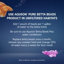 Aqueon PURE Betta Beads Aquarium Water Care -Plax Penn Shop 269412 PT4. AC SS1800 V1625622102