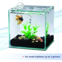 Aqueon Betta Natural Plant Betta Fish Aquarium Filter -Plax Penn Shop 277710 PT5. AC SS1800 V1638488503