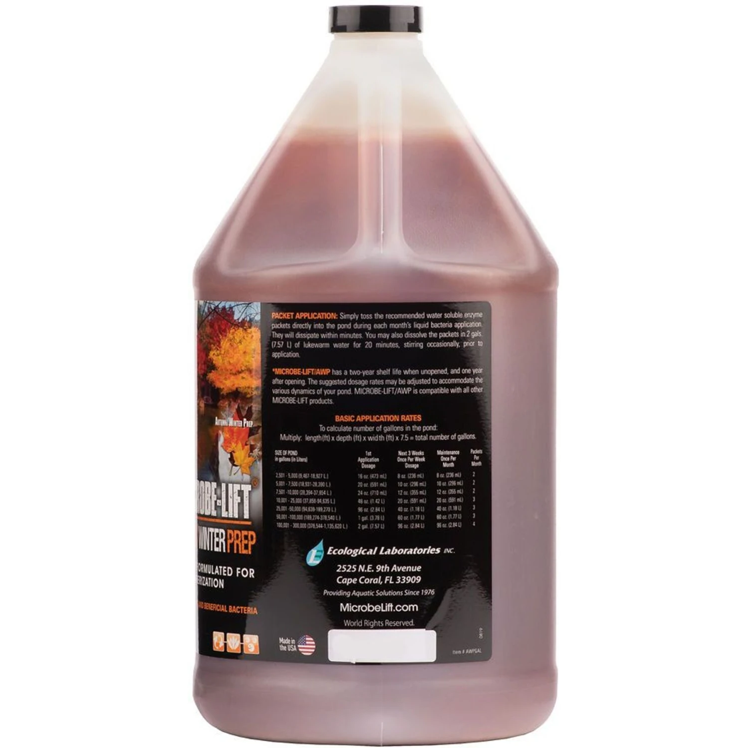 Microbe-Lift Autumn/Winter Prep Pond Water Care, 1-gal Jug 4 Microbe-Lift Autumn/Winter Prep Pond Water Care, 1-gal Jug - Image 2