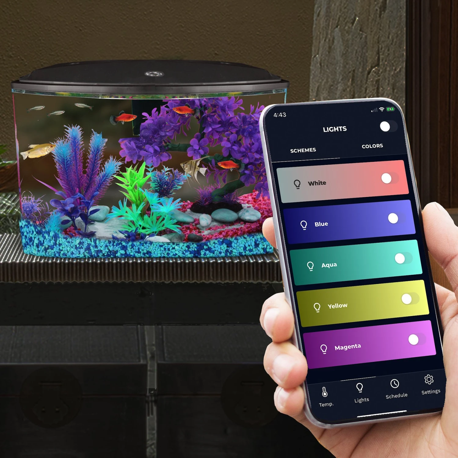 Koller Products Smart Tank Fish Aquarium, 7-gal 5 Koller Products Smart Tank Fish Aquarium, 7-gal - Image 3