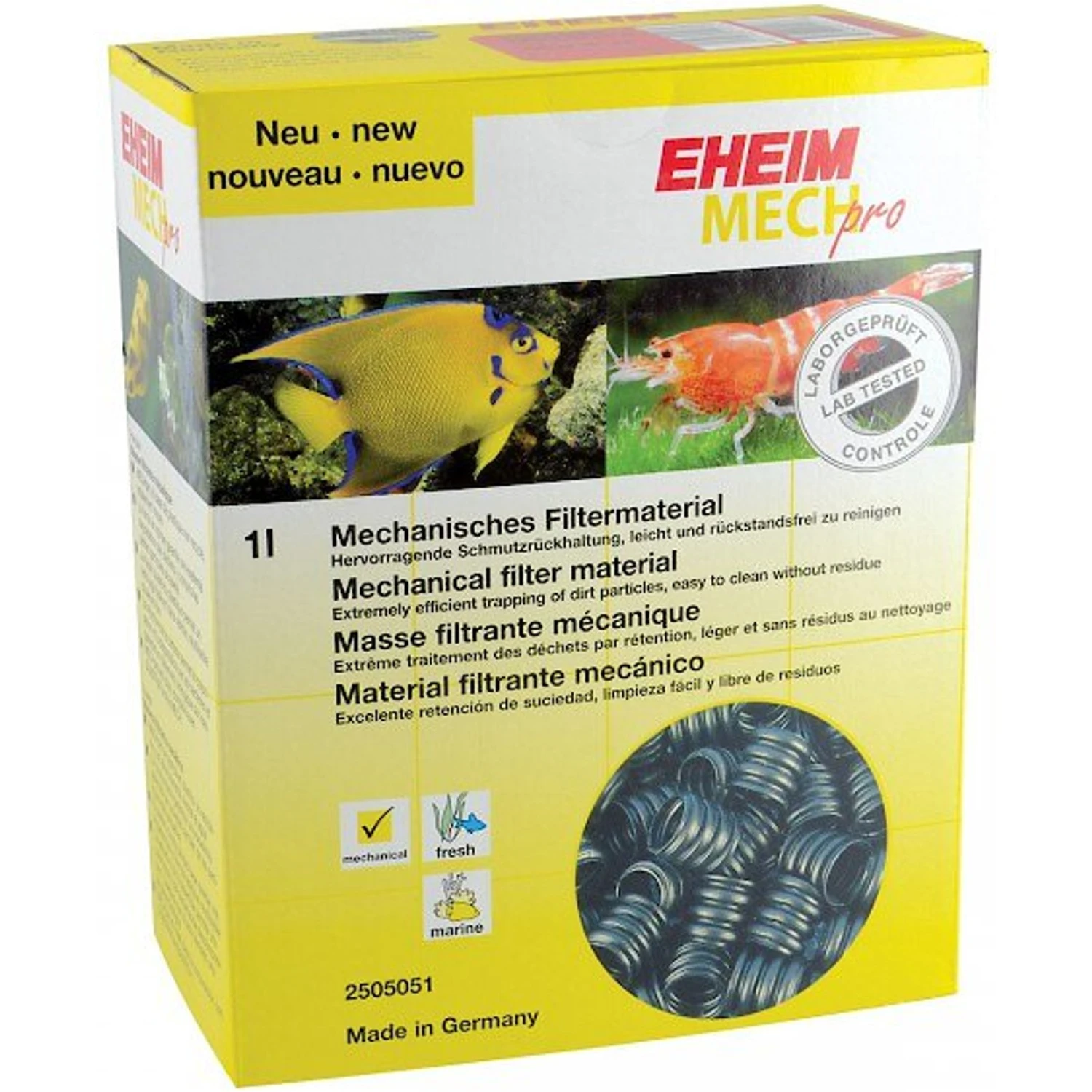 Eheim MECHpro Mechanical Pre-Filter Media, 1-L 3 Eheim MECHpro Mechanical Pre-Filter Media, 1-L