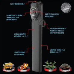 Cobalt Aquatics Electronic Neo-Therm Pro Submersible Aquarium Heater -Plax Penn Shop 299911 PT3. AC SS1800 V1625263966