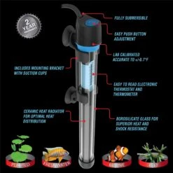 Cobalt Aquatics Neo-Glass Submersible Aquarium Heater -Plax Penn Shop 299914 PT3. AC SS1800 V1625262782