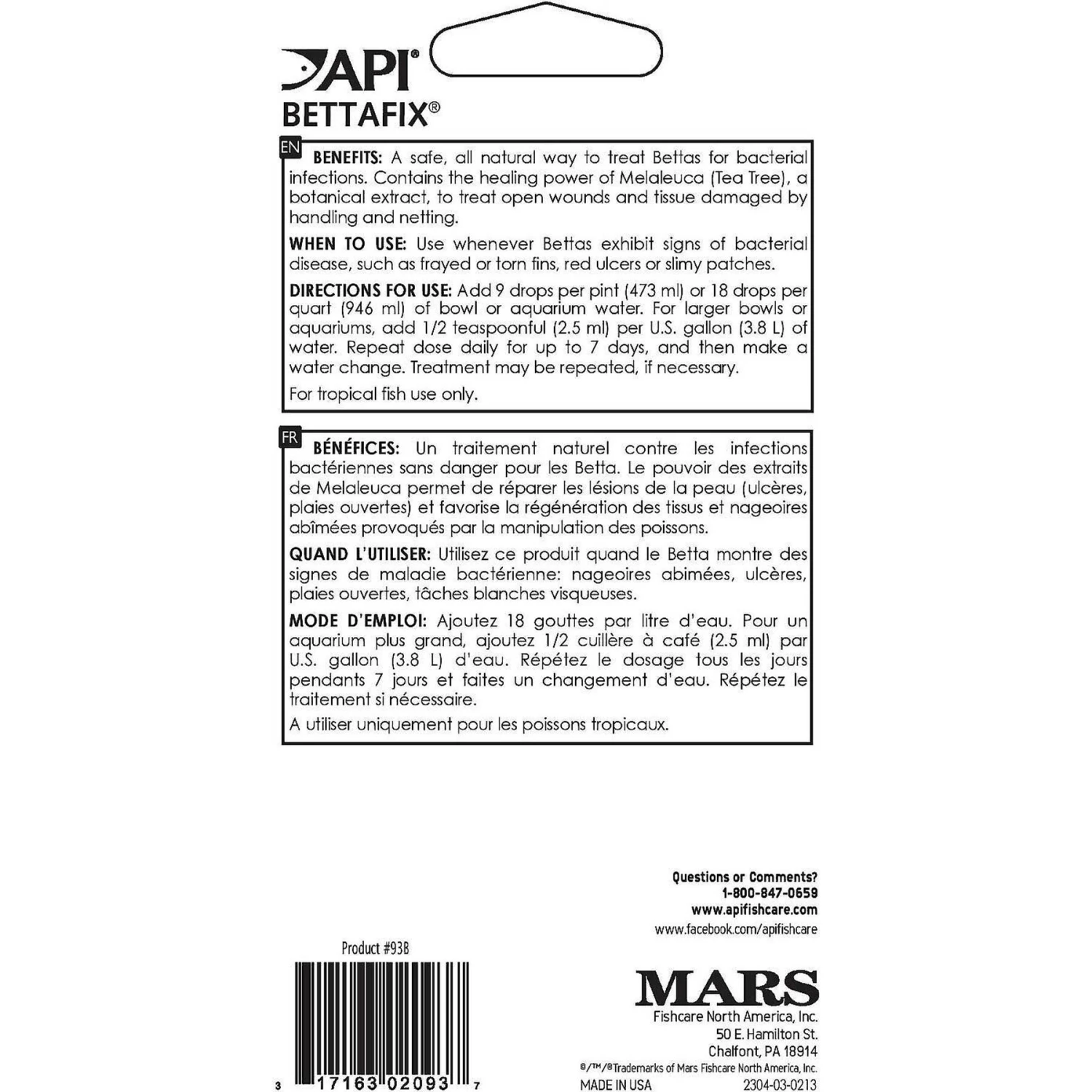 Activ-Betta Bio-Activ Live Aqueous Solution Betta Water, 33.8-oz Bottle & API Bettafix Antibacterial & Antifungal Betta Fish Infection Remedy 6 Activ-Betta Bio-Activ Live Aqueous Solution Betta Water, 33.8-oz Bottle & API Bettafix Antibacterial & Antifungal Betta Fish Infection Remedy - Image 4