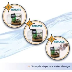 Aqueon LED MiniBow SmartClean Fish Aquarium Kit & Galapagos Aquarium Sea Glass, 4-lb Bag 11 Aqueon LED MiniBow SmartClean Fish Aquarium Kit & Galapagos Aquarium Sea Glass, 4-lb Bag -Plax Penn Shop 301784 PT3. AC SS1800 V1622821362