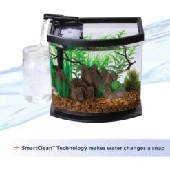 Aqueon LED MiniBow SmartClean Fish Aquarium Kit & Galapagos Aquarium Sea Glass, 4-lb Bag 12 Aqueon LED MiniBow SmartClean Fish Aquarium Kit & Galapagos Aquarium Sea Glass, 4-lb Bag -Plax Penn Shop 301784 PT4. AC SS1800 V1622821041