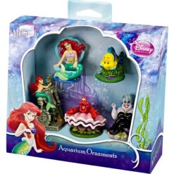 Penn-Plax Little Mermaid Mini Resin Aquarium Ornament, 5 Count