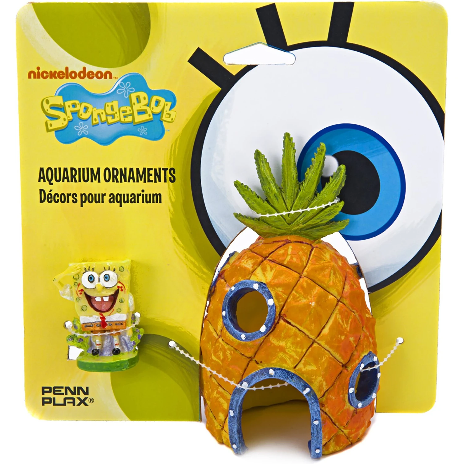 Penn-Plax SpongeBob & Pineapple Home Aquarium Ornament 3 Penn-Plax SpongeBob & Pineapple Home Aquarium Ornament