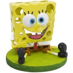 Penn-Plax SpongeBob With Swim Throughs Aquarium Ornament