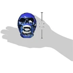 Penn-Plax Fire Skull Blue Aquarium Ornament -Plax Penn Shop 303242 PT2. AC SS1800 V1668099748