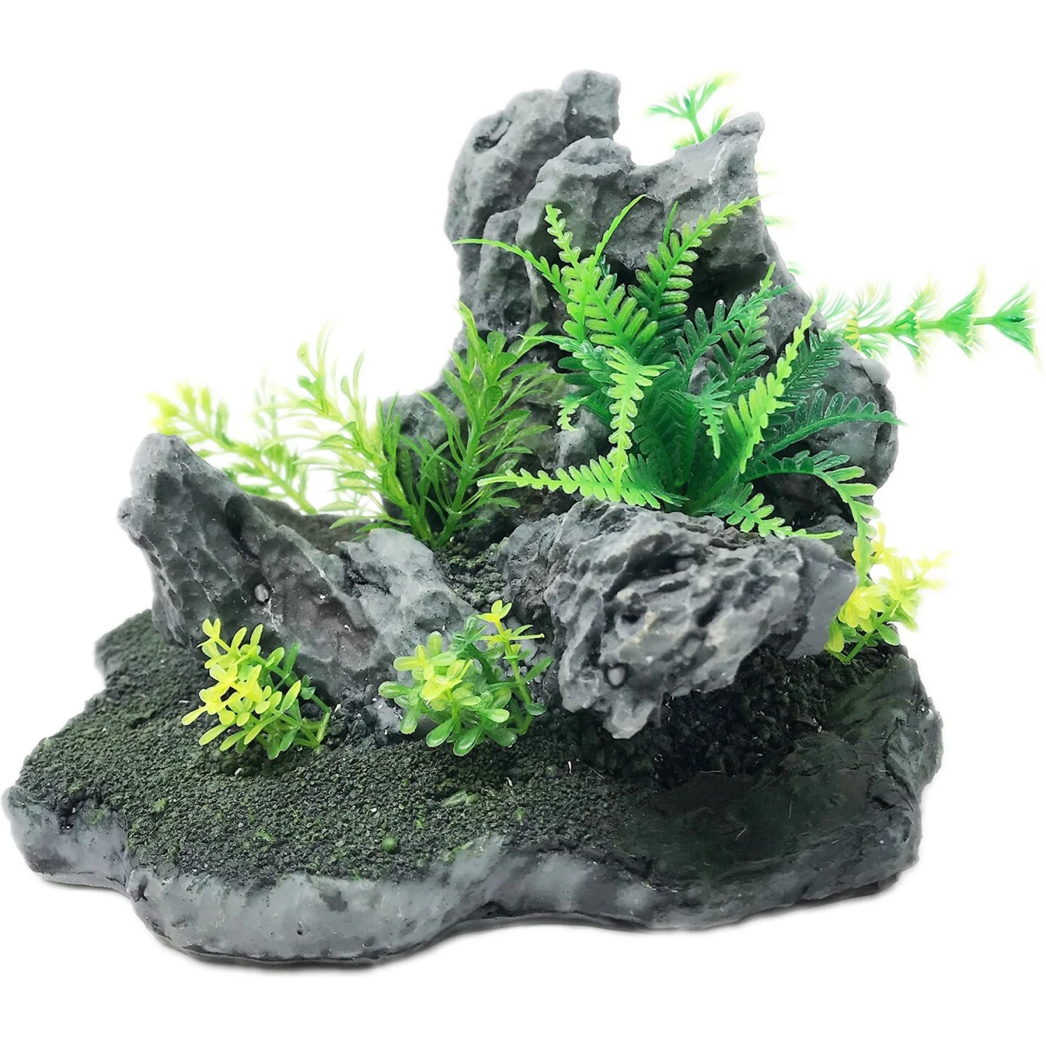Penn-Plax Grey Rock Scape Aquarium Ornament 3 Penn-Plax Grey Rock Scape Aquarium Ornament