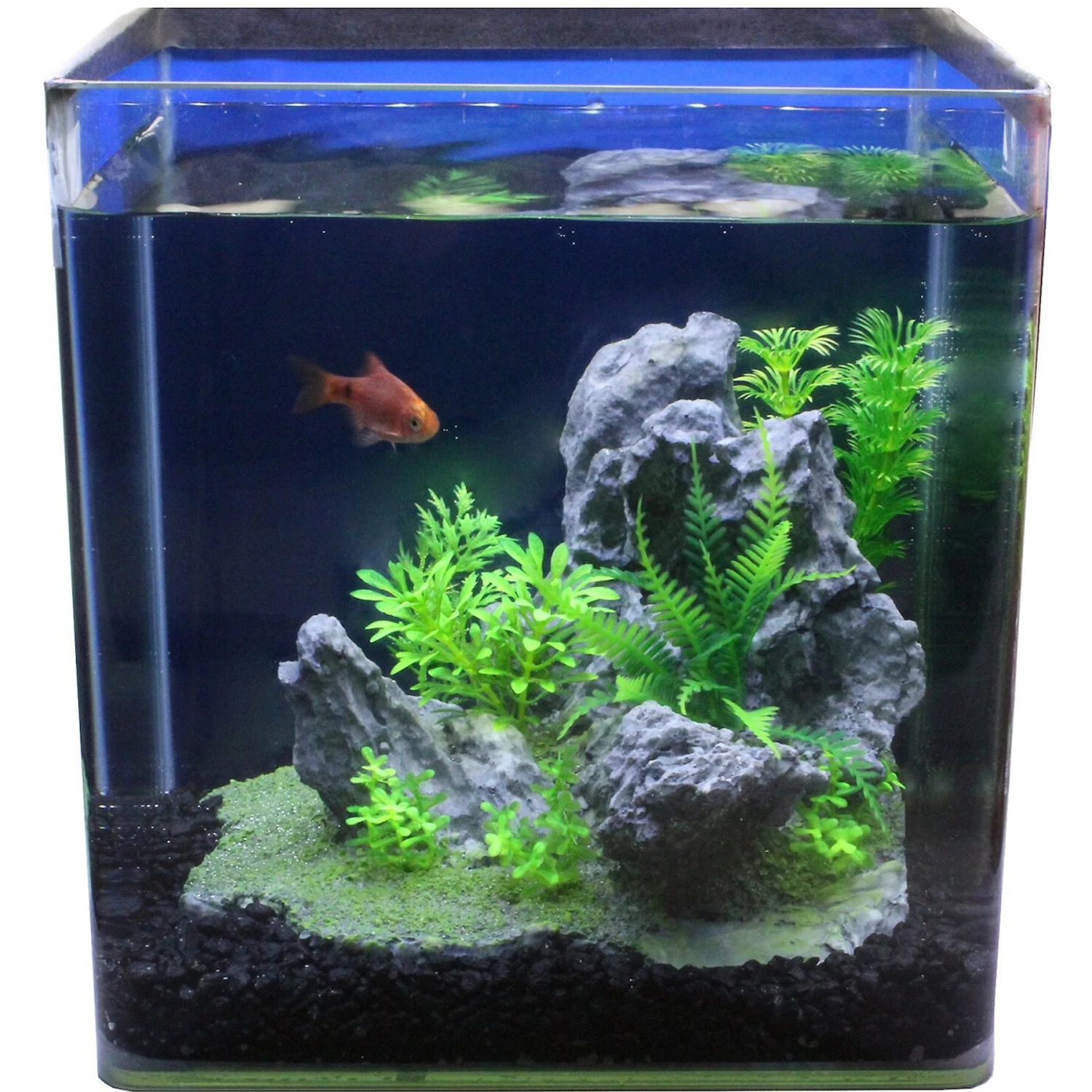 Penn-Plax Grey Rock Scape Aquarium Ornament 5 Penn-Plax Grey Rock Scape Aquarium Ornament - Image 3