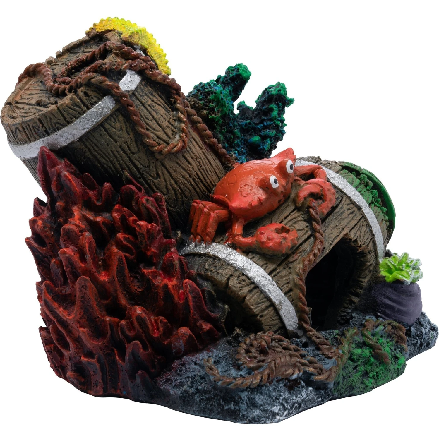 GloFish Cycle Barrels Aquarium Ornament 5 GloFish Cycle Barrels Aquarium Ornament - Image 3