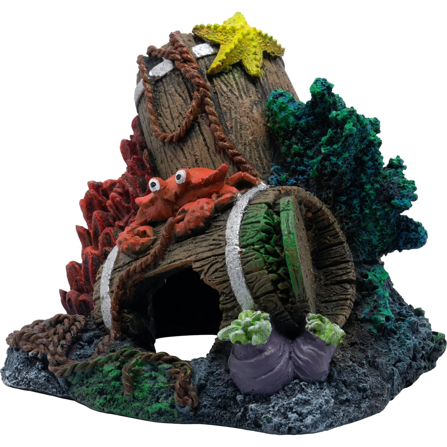 GloFish Cycle Barrels Aquarium Ornament 7 GloFish Cycle Barrels Aquarium Ornament - Image 5