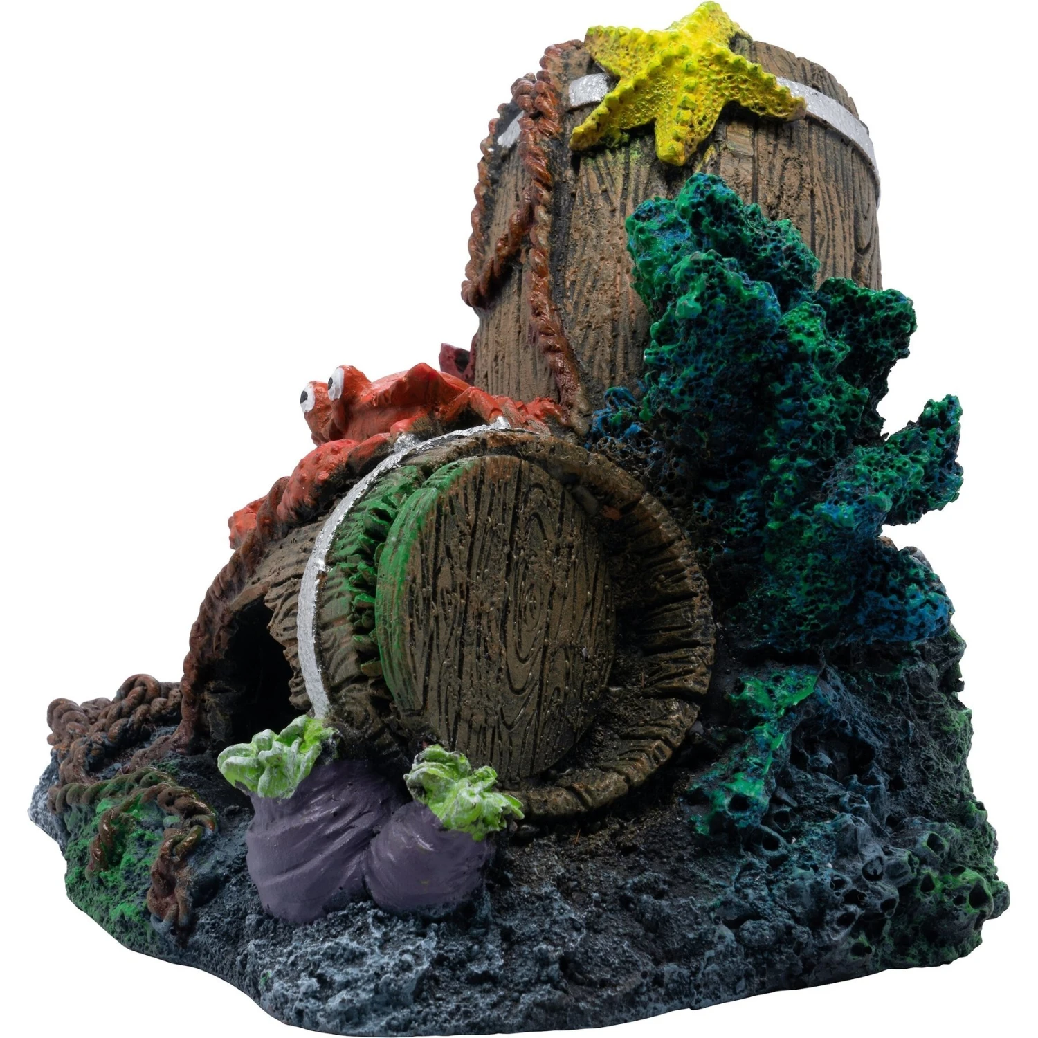 GloFish Cycle Barrels Aquarium Ornament 8 GloFish Cycle Barrels Aquarium Ornament - Image 6