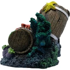 GloFish Cycle Barrels Aquarium Ornament 16 GloFish Cycle Barrels Aquarium Ornament -Plax Penn Shop 306795 PT6. AC SS1800 V1624315989