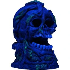 GloFish Cycle Skull Aquarium Ornament 17 GloFish Cycle Skull Aquarium Ornament -Plax Penn Shop 306797 PT8. AC SS1800 V1624315665