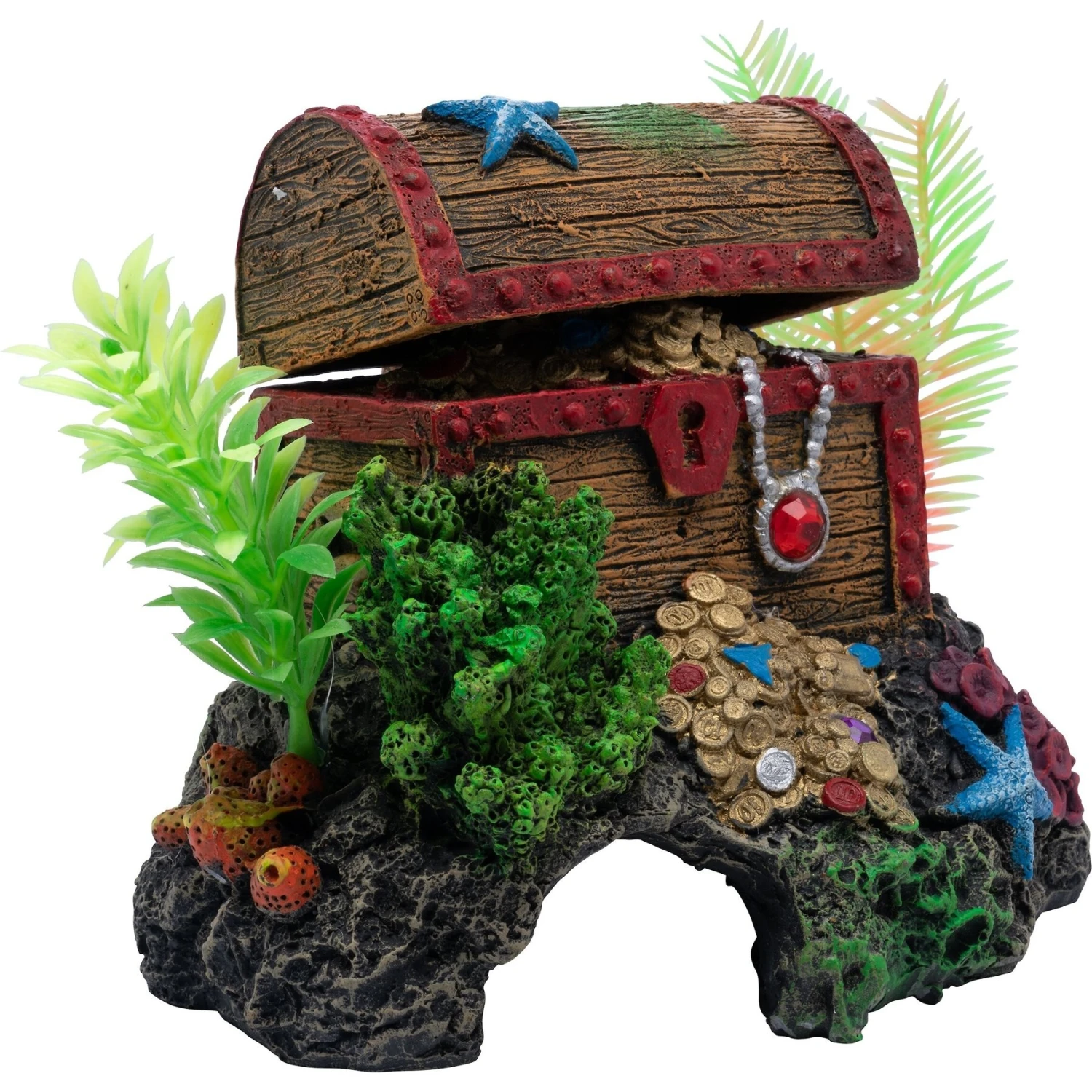 GloFish Cycle Treasure Chest Aquarium Ornament 7 GloFish Cycle Treasure Chest Aquarium Ornament - Image 5