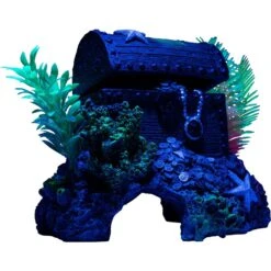 GloFish Cycle Treasure Chest Aquarium Ornament 16 GloFish Cycle Treasure Chest Aquarium Ornament -Plax Penn Shop 306799 PT7. AC SS1800 V1624319021