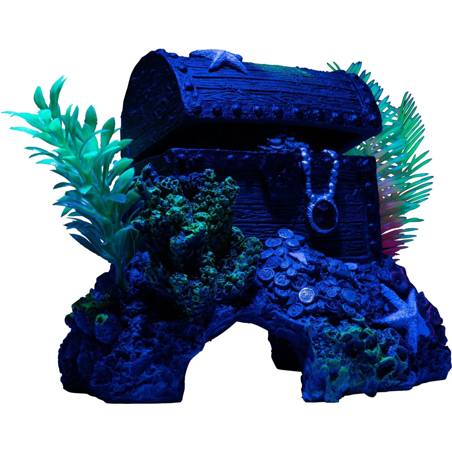GloFish Cycle Treasure Chest Aquarium Ornament 9 GloFish Cycle Treasure Chest Aquarium Ornament - Image 7