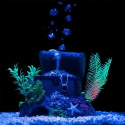 GloFish Cycle Treasure Chest Aquarium Ornament 17 GloFish Cycle Treasure Chest Aquarium Ornament -Plax Penn Shop 306799 PT8. AC SS1800 V1624317761