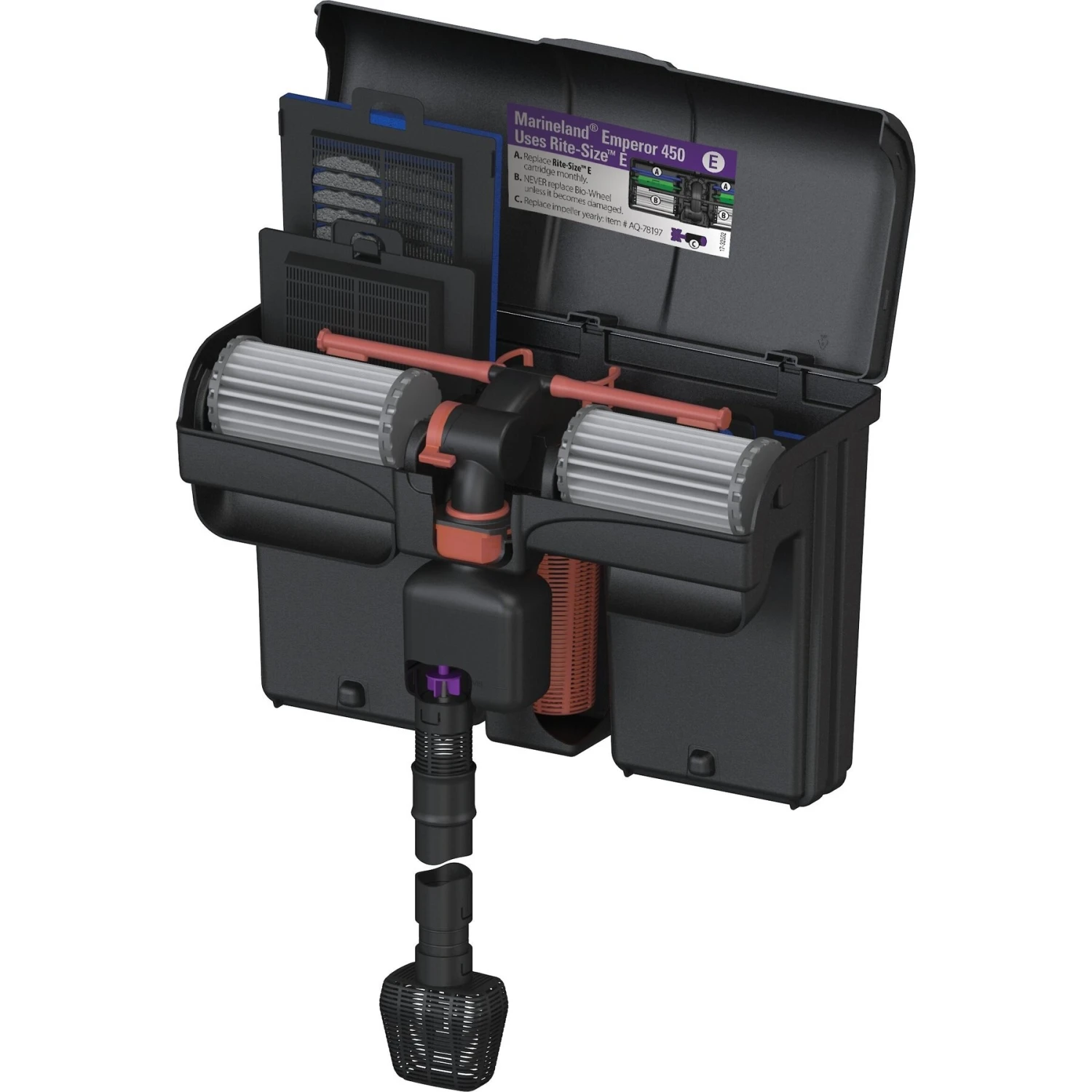 Marineland Emperor Pro 450 Aquarium Filter 11 Marineland Emperor Pro 450 Aquarium Filter - Image 9