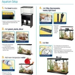 Aqueon Standard Glass Rectangle Aquarium, 10-gal 8 Aqueon Standard Glass Rectangle Aquarium, 10-gal -Plax Penn Shop 311401 PT2. AC SS1800 V1632178597