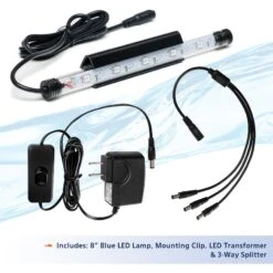 Aqueon Under Rim LED Aquarium Accent Light -Plax Penn Shop 311407 PT5. AC SS1800 V1642124242