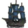 Underwater Treasures Pirate Ship Fish Aquarium Ornament -Plax Penn Shop 315898 MAIN. AC SS1800 V1626913574