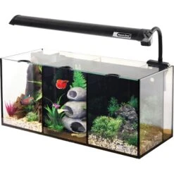 Underwater Treasures Aqua One Betta Trio Aquarium, 8.4-gal