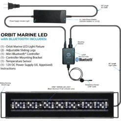Current USA Orbit Marine LED Aquarium Light -Plax Penn Shop 316521 PT3. AC SS1800 V1628120183