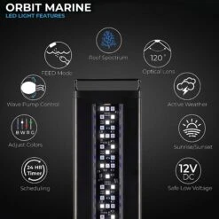 Current USA Orbit Marine LED Aquarium Light -Plax Penn Shop 316521 PT5. AC SS1800 V1628116949
