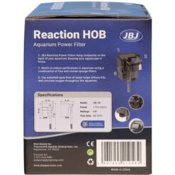 JBJ Aquarium Reaction HOB Aquarium Power Filter -Plax Penn Shop 317968 PT2. AC SS1800 V1630609916