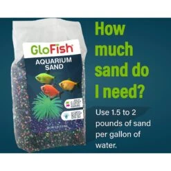 GloFish Aquarium Sand, 5-lb Bag -Plax Penn Shop 325472 PT3. AC SS1800 V1629927430