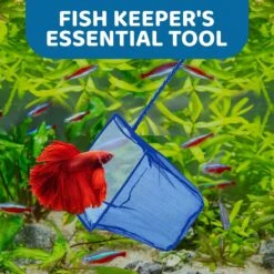 SunGrow Safe Aquarium Cleaning Fine Mesh Betta Fish Net -Plax Penn Shop 326833 PT5. AC SS1800 V1695055438